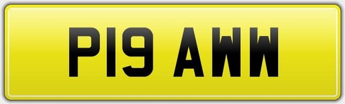 Pet grooming van number plate - grooming,