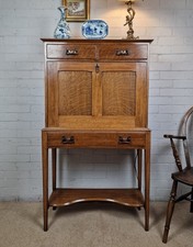 Arts and Crafts Oak Secretaire, with fall front.  Early 20th C.