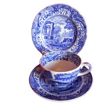  SPODE BLUE ITALIAN....TEA