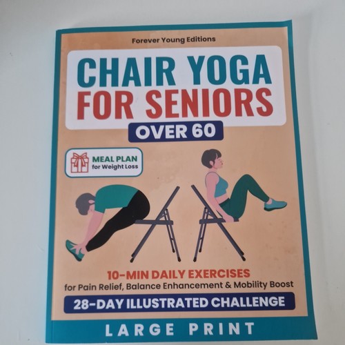 Chair yoga for - chair, over