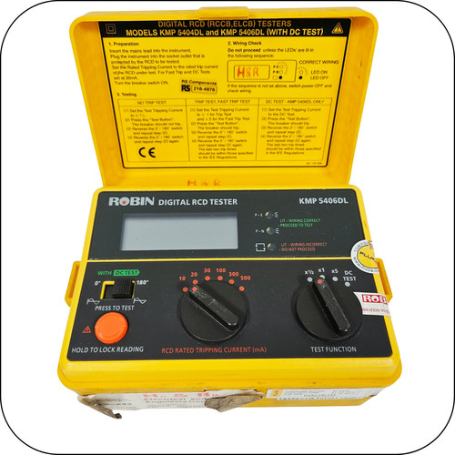 Robin digital rcd - tester, kmp