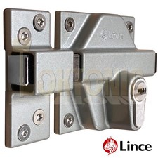 Lince High Security Heavy Duty Euro Gate Slide Rim Dead Bolt Lock Sheds Doors