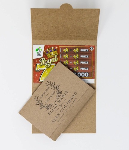Personalised lottery scratch - personalised,