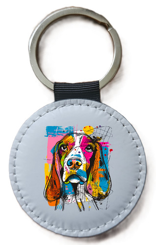 Cocker spaniel keyring doodle - keyring,,