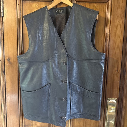 Purdey men leather shooting - purdey,