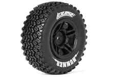 Louise RC Hummer 1/10th Scale Short Course Tires Mounted Soft Black Hex 17mm New