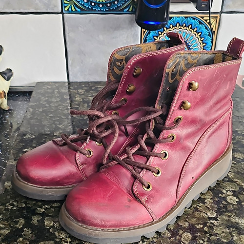 Fly london burgundy - fly, leather