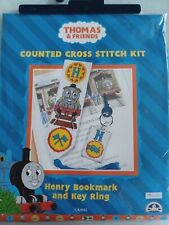 NEW THOMAS THE TANK ENGINE AND FRIENDS HENRY BOOKMARK & KEYRING CROSS STITCH KIT