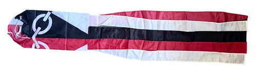 Black country windsock wind - black,