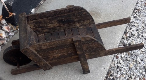 Vtg handmade rustic wooden - vtg,