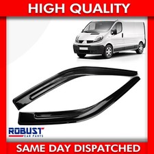 WIND RAIN SUN SMOKE GUARD DEFLECTORS FRONT 2 PCS FOR NISSAN PRIMASTAR 2001-2014