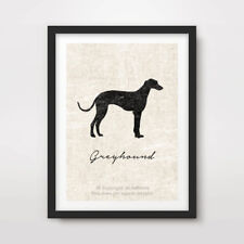 GREYHOUND DOG ART PRINT POSTER