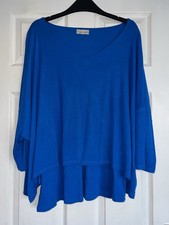 Phase Eight Blue Women’s Short Sleeve Double Lined  Top - Size 18