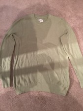 Men’s Light Green Crew Neck Jumper By Gant ~ Size UK Large