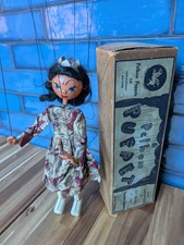 Pelham Puppet Queen  - SM Brown Box RARE 1950's Vintage Marionette