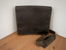 Visconti leather messenger bag