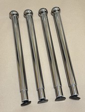 4 Ikea Galant Desk Legs Silver 400.574.57 A Leg Chrome Used
