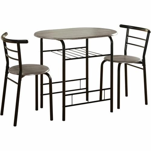 Black gray dining table - 3, pc