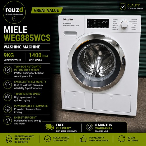 Refurbished graded miele - refurbished, steam