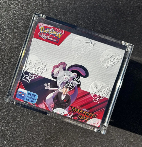 Pokemon booster box acrylic - box,