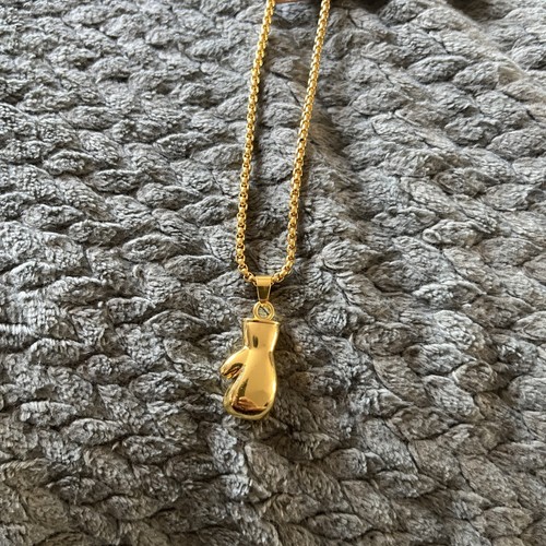 Boxing glove pendant necklace - boxing,