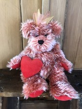 Red Jointed Valentines Bear Love Heart 30cm
