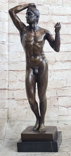 Modern art signed rodin nude - art,