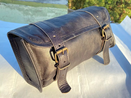 Motorcycle bag tool leather - bag,