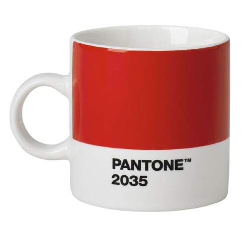 New pantone red espresso cup - new,