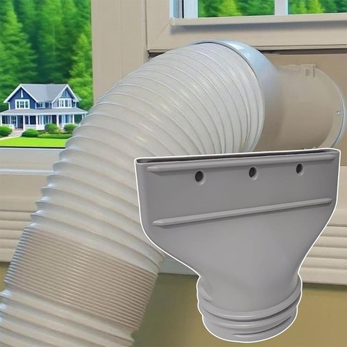 Flat air conditioning exhaust - flat,