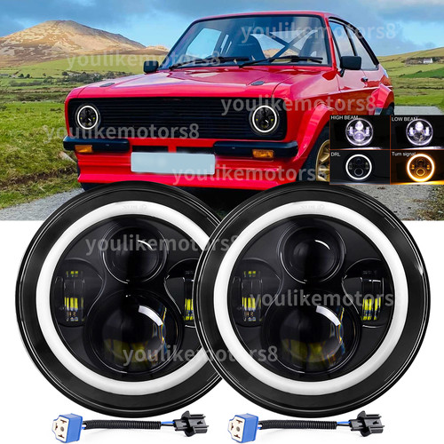 Pair inch round led - inch,