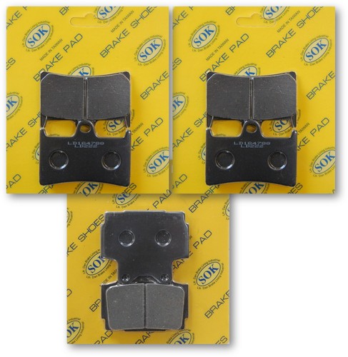 Front rear brake pads fit - brake,