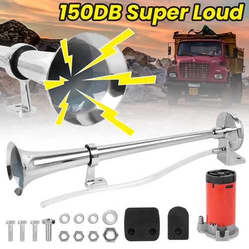 12v single trumpet air horn - single,