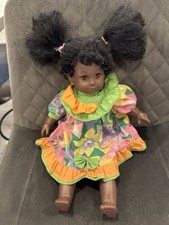 Vintage Black Doll Soft Body