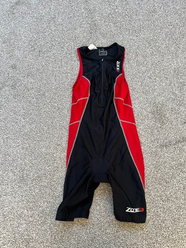 Zone3 sleveless red trisuit - zone3,
