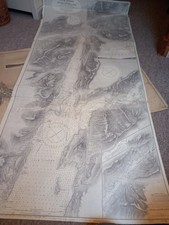 Admiralty Vintage Charts 11-60 From England, Scotland, Ireland 1970s