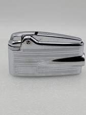 Ronson Vintage Varaflame Lighter Silver Tone Working Order