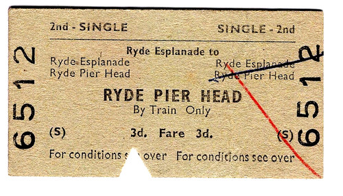 Railway ticket ryde - railway, b.t.c.: