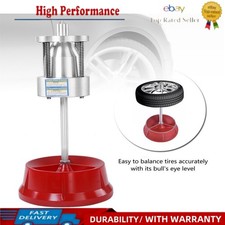 Heavy Duty Portable Hubs Wheel Balancer W/ Bubble Level Rim Tire Cars Truck Tool