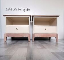  Stag Minstrel Bedside Tables  PAINTED TO ORDER 