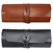 Vintage PU Tool Roll Up Pouch