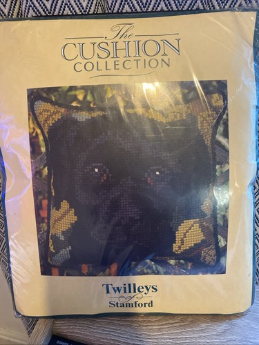 New wool tapestry cushion - new, kit