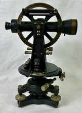 VINTAGE W F STANLEY THEODOLITE, WW2 MILITARY BROAD-ARROW MARK, SURVEYING
