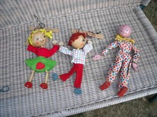 VINTAGE PELHAM PUPPETS  3 PUPPETS ALL NEEDING SOME TLC BARGAIN BUNDLE 4 SOMEONE!