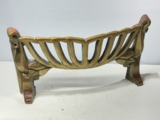 BRASS FIRE GRATE ASPEN Front