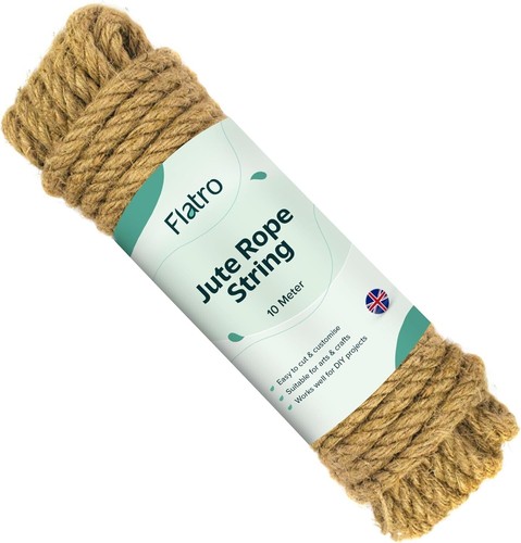 10m 10mm jute rope - 10m-10mm,
