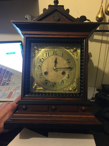 Antique junghans mantel clock - junghans,