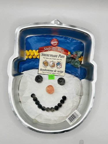 Vintage wilton snowman - snowman, head