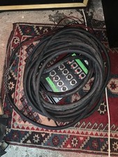 8 Way/ 4 RTN Studiospares XLR Loom Stage Box 15m Multicore Cable