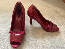 Red Sequin Bow Dorothy Style